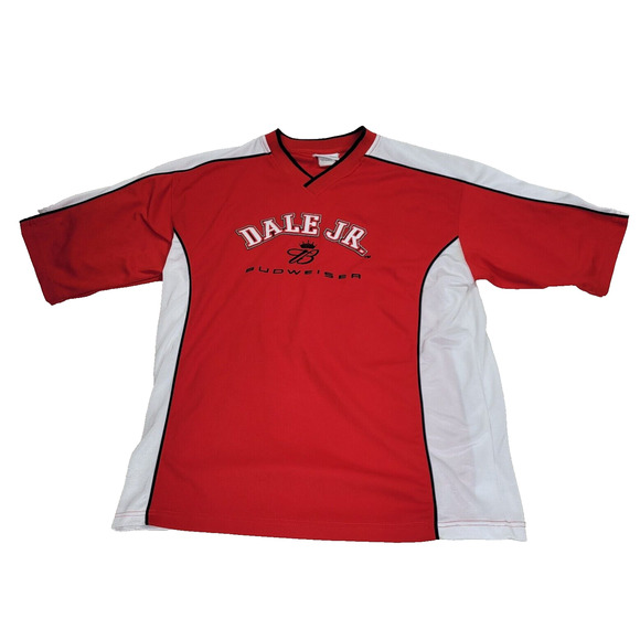 Vintage Chase Dale Earnhardt Jr Jersey Shirt Budweiser Beer Racing Nascar Racing - Picture 1 of 11